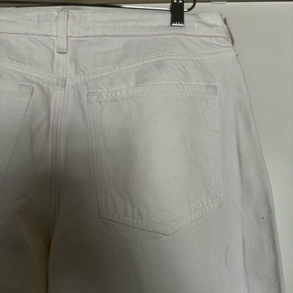 Abercrombie and Fitch High Rise Wide Leg Jean white size 32 long NWT - Picture 9 of 13